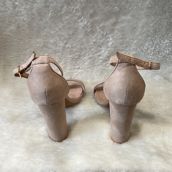 Fashion Nova Nude Beige Heels - Picture 3 of 5